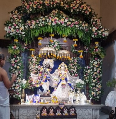 Temple Altar Flower Decorations
