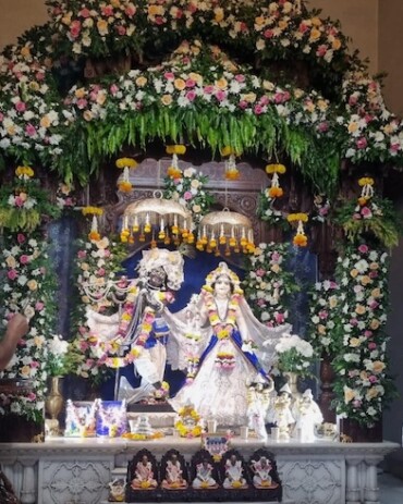 Temple Altar Flower Decorations