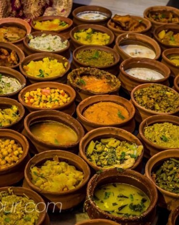 Chappan Bhog Offering to Sri Sri Rukmini-Krishna