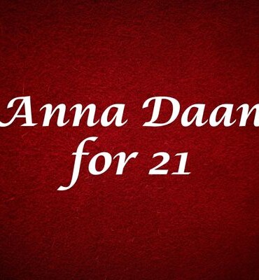 Anna Daan Seva for 21